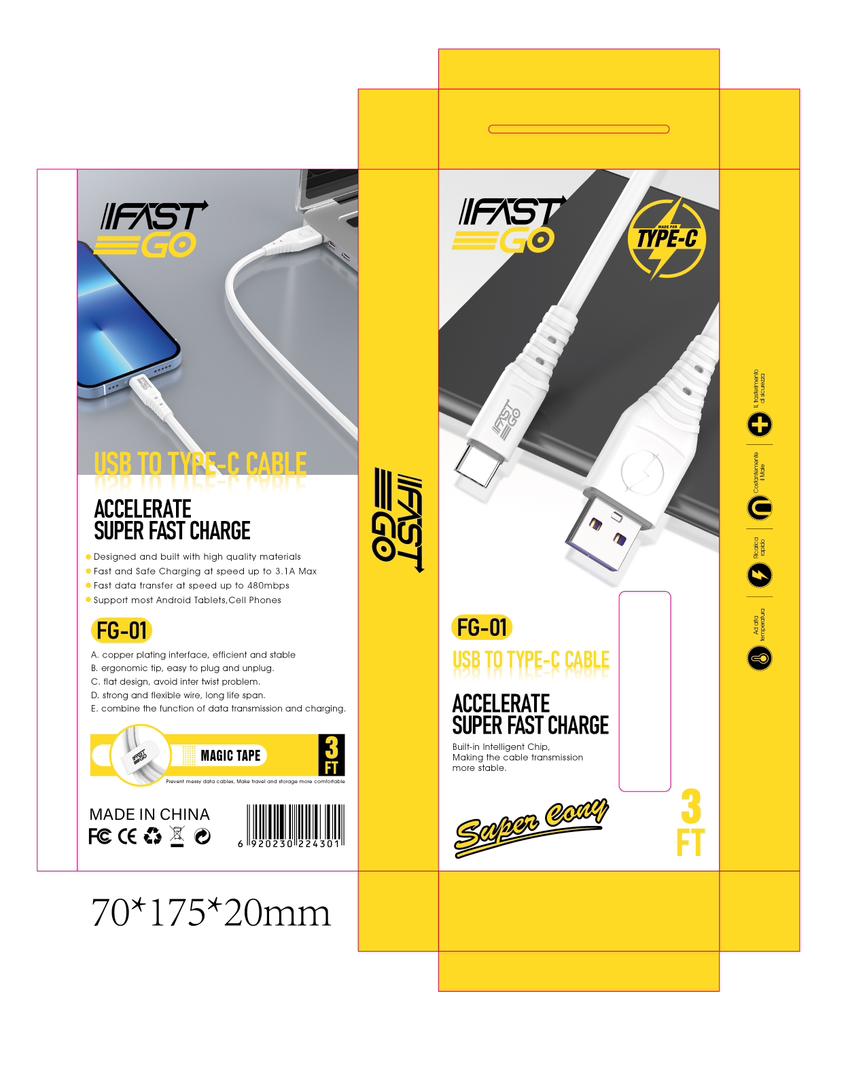 Type C To USB Cable