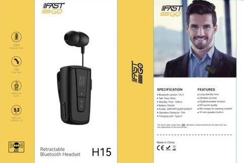 Retractable Bluetooth Headset