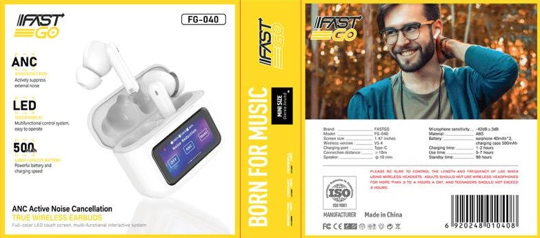 Screen Wireless Earbuds