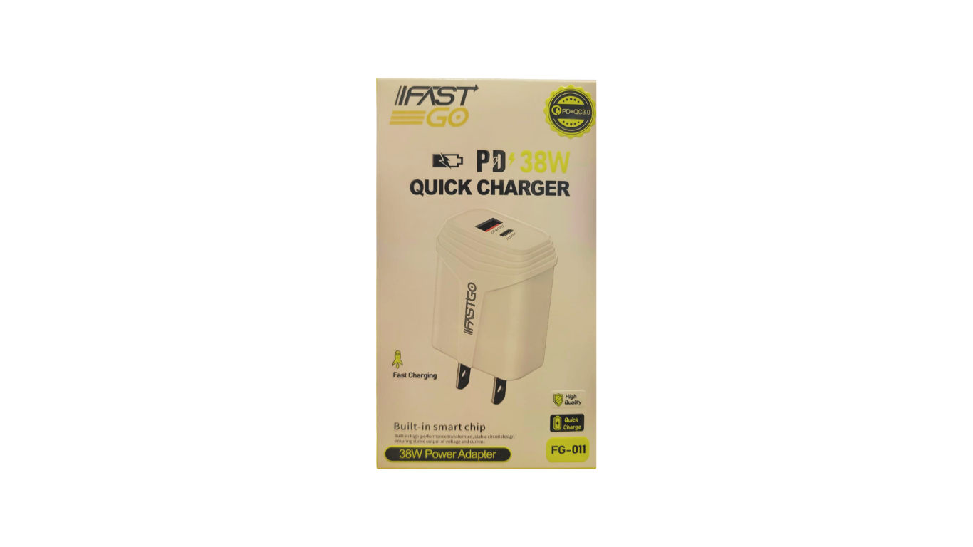 USB-C Plus USB Wall Charger Block, PD 20W