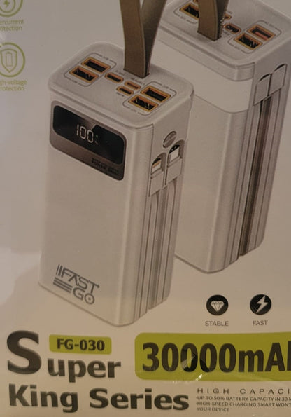 30000mAh Super-Fast Power Bank Charger