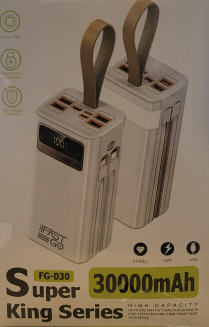 30000mAh Super-Fast Power Bank Charger