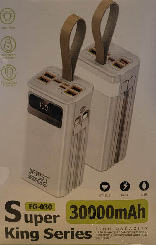 30000mAh Super-Fast Power Bank Charger