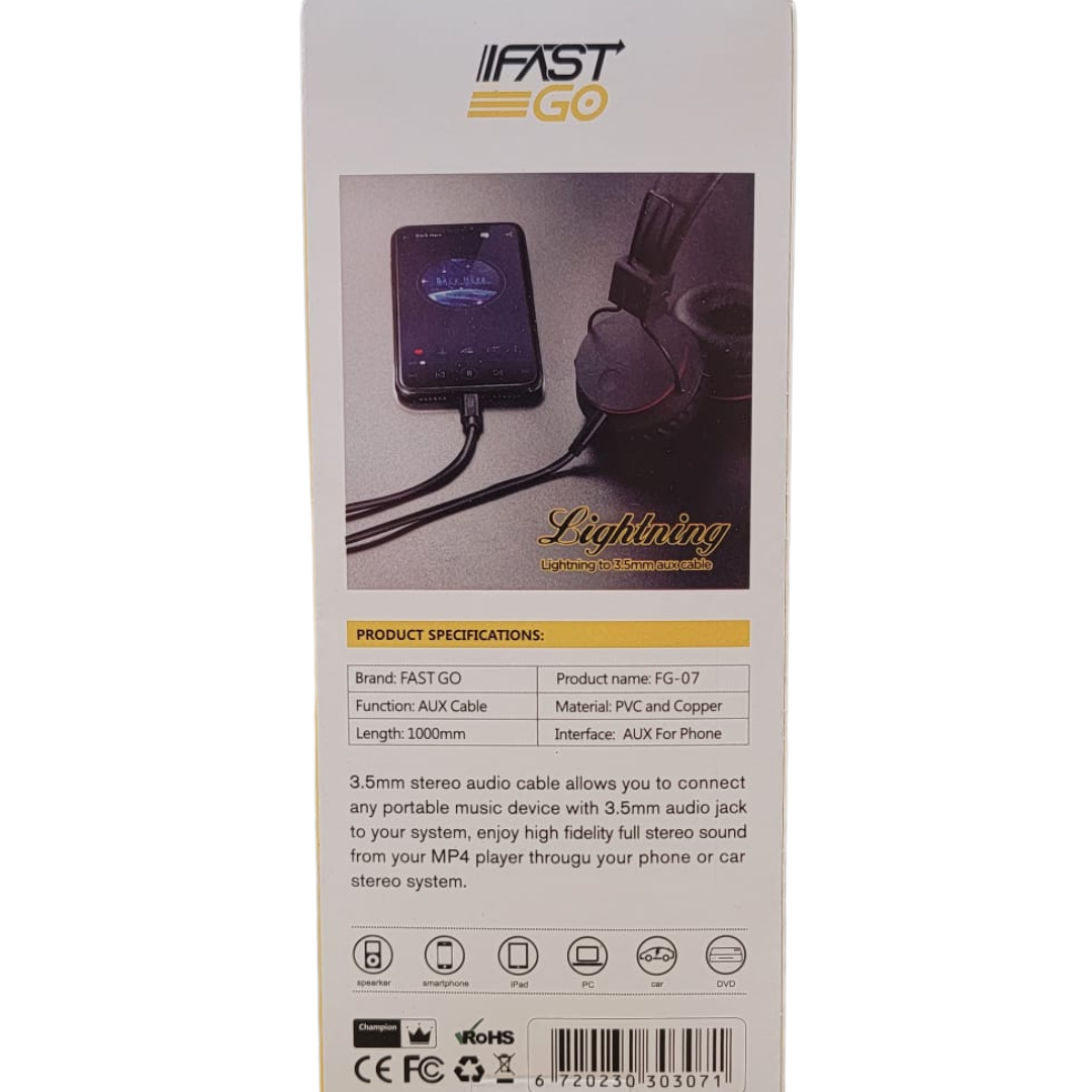 Lighting To Aux Cable